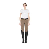 Women's slim fit grip breeches with logo