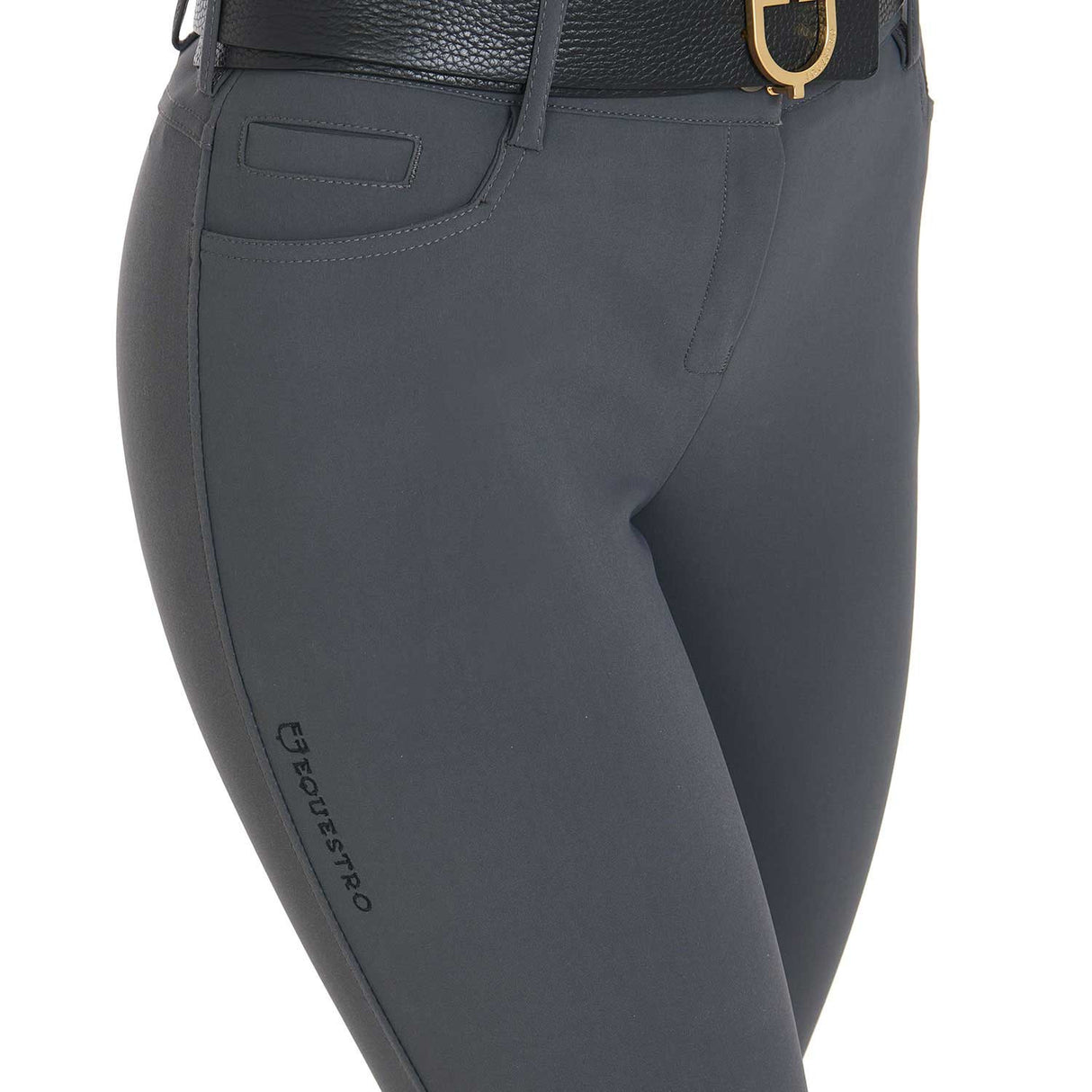 Women's slim fit grip breeches with logo