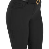 Equestro Women's Slim Fit Grip Breeches With Logo