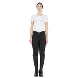 Women's slim fit grip breeches with logo