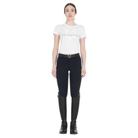Equestro Women's Latest Generation Summer Breeches #colour_black