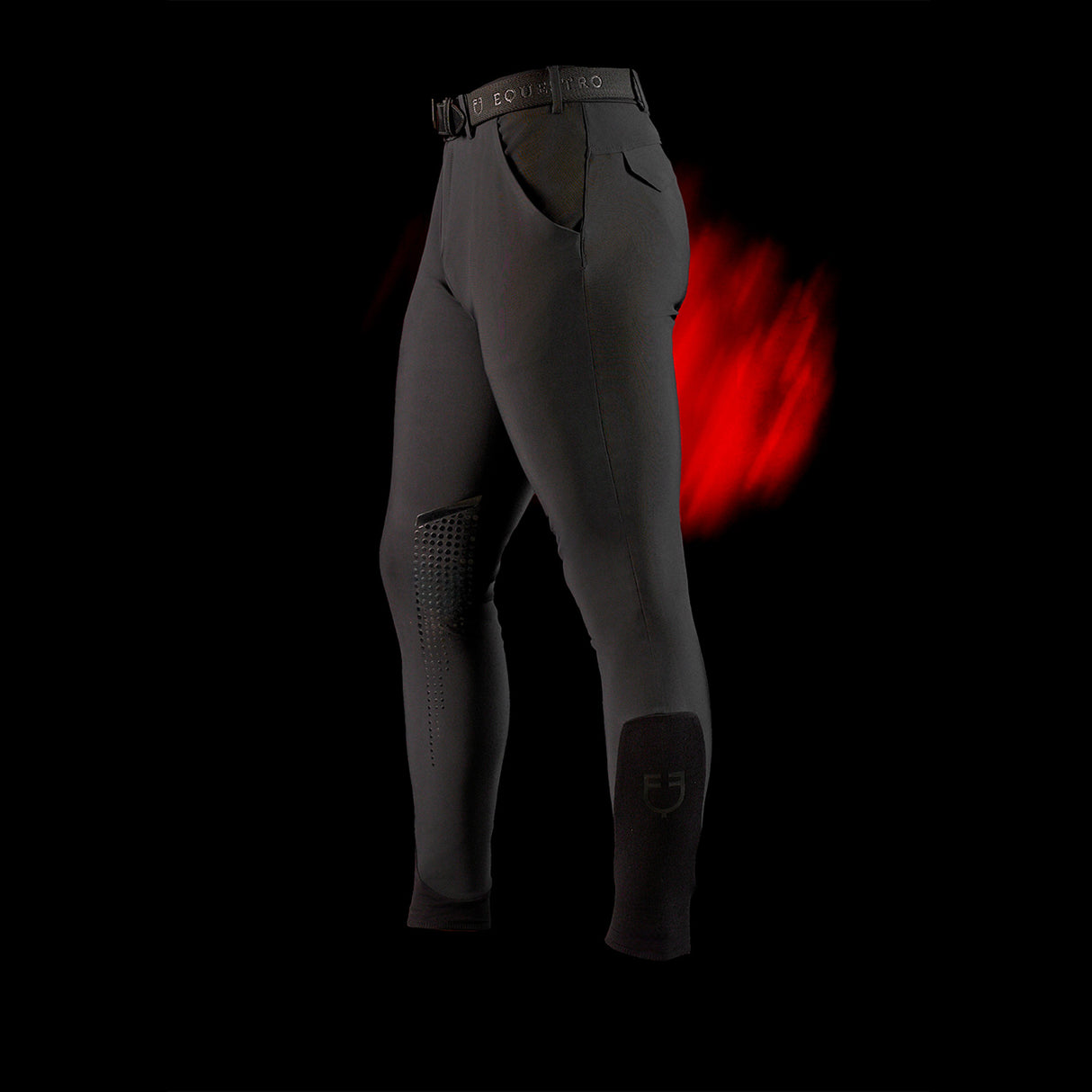 Equestro Equestro Ridertechnology Men's Slim Fit Breeches Heat-Sealed Seams