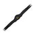 Equestro Jumping Girth Contoured Leather #colour_black
