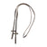 Leather Reins with Webbing Strap
