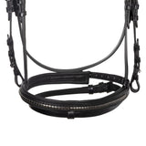 Leather bridle with black clincher