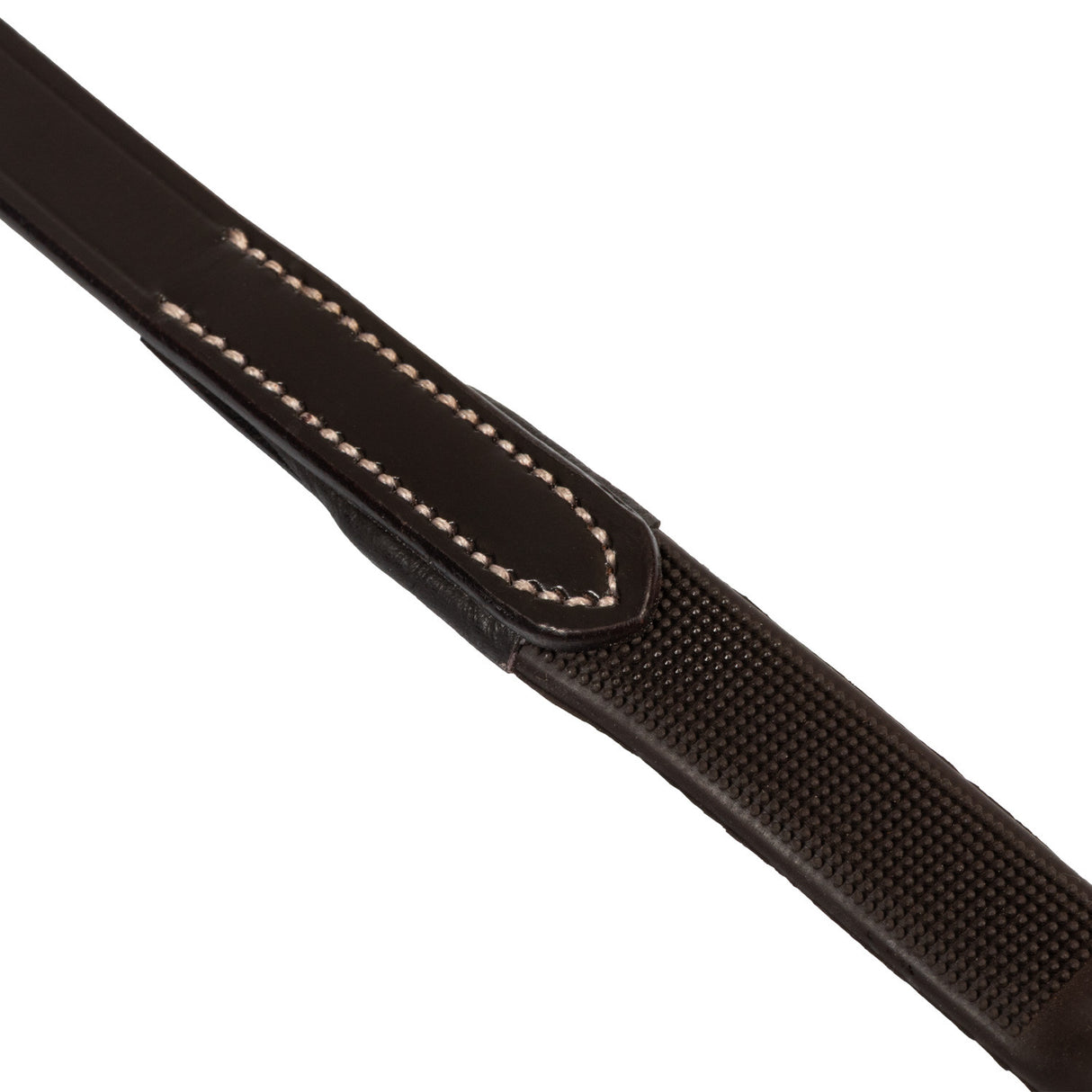Leather solid grip reins with stoppers