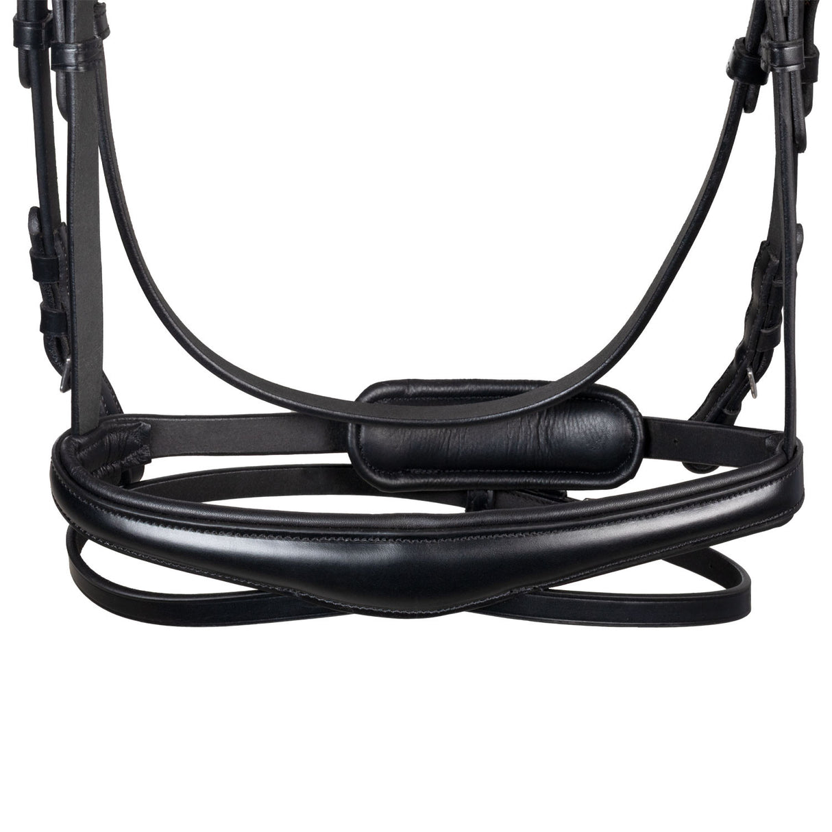 Anatomical bridle with fuchsia rhinestones