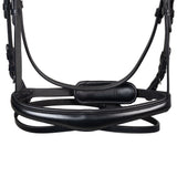 Anatomical bridle with fuchsia rhinestones
