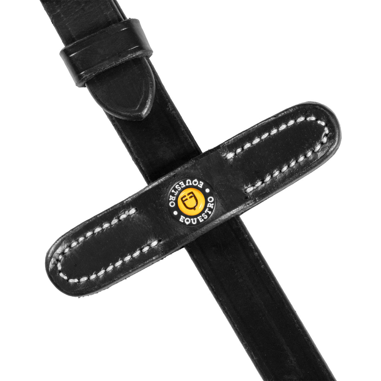 Leather reins with rubber grip