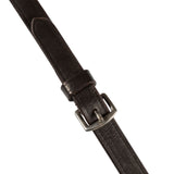 Leather reins with rubber grip