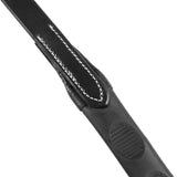 Leather magna reins with rubber grip