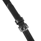 Leather magna reins with rubber grip