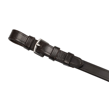 English leather reins with stainless steel handles and buckles