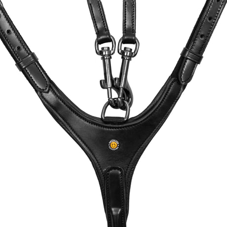 Equestro Removable Martingale Leather Pectoral