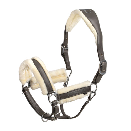 Polypropylene halter with faux sheepskin padding