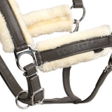 Polypropylene halter with faux sheepskin padding
