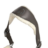 Polypropylene halter with faux sheepskin padding