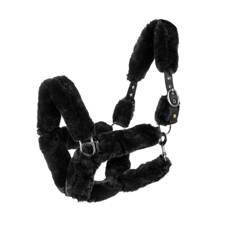 Polypropilene halter with faux sheepskin coating