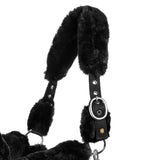 Polypropilene halter with faux sheepskin coating