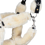 Polypropilene halter with faux sheepskin coating