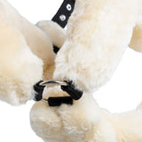 Polypropilene halter with faux sheepskin coating