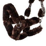 Polypropilene halter with faux sheepskin coating