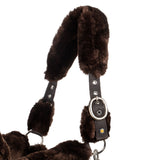 Polypropilene halter with faux sheepskin coating