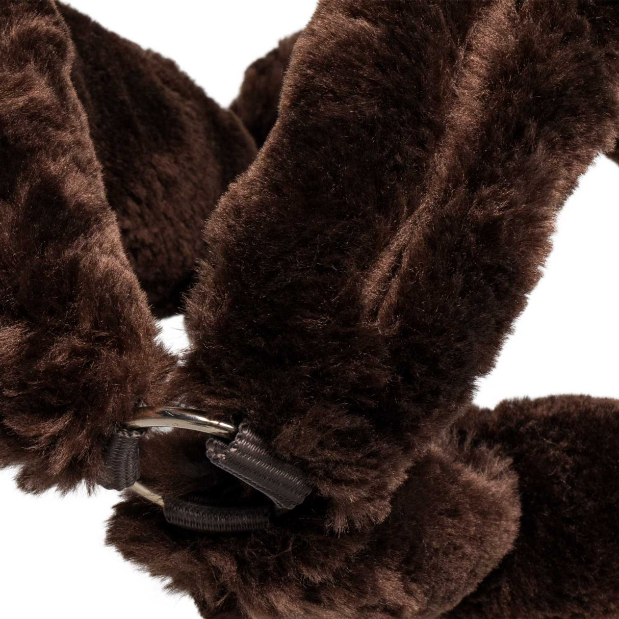 Polypropilene halter with faux sheepskin coating