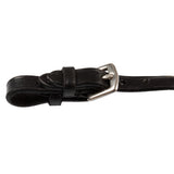 Tubular leather pelham strap