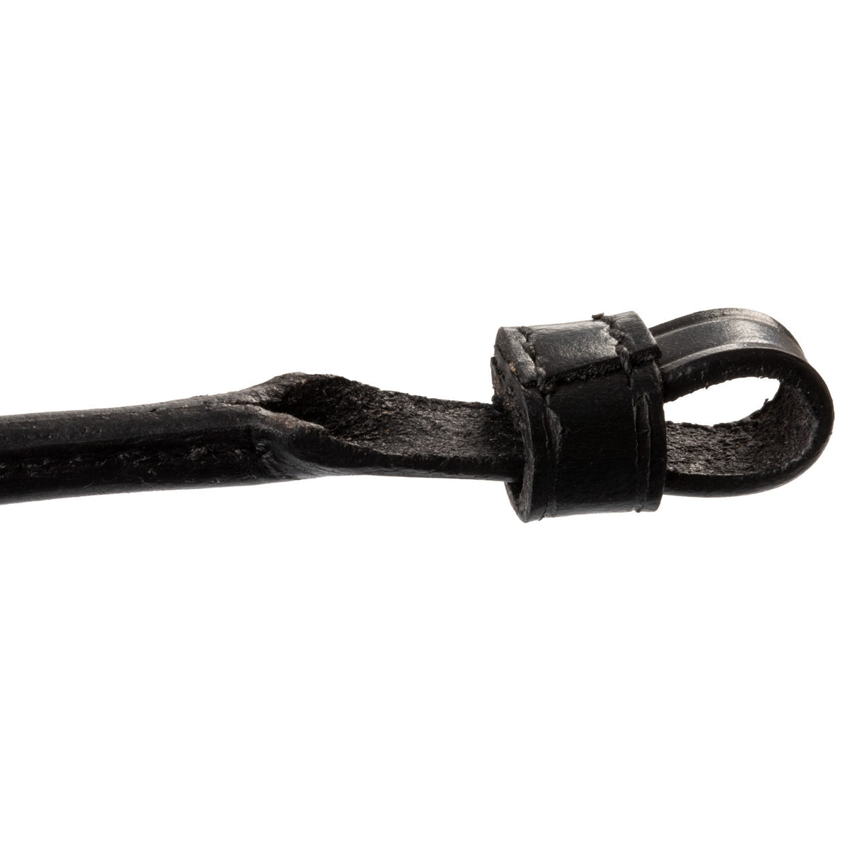 Tubular leather pelham strap