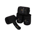 Breathable fleece bandages with elastic