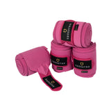 Breathable fleece bandages with elastic