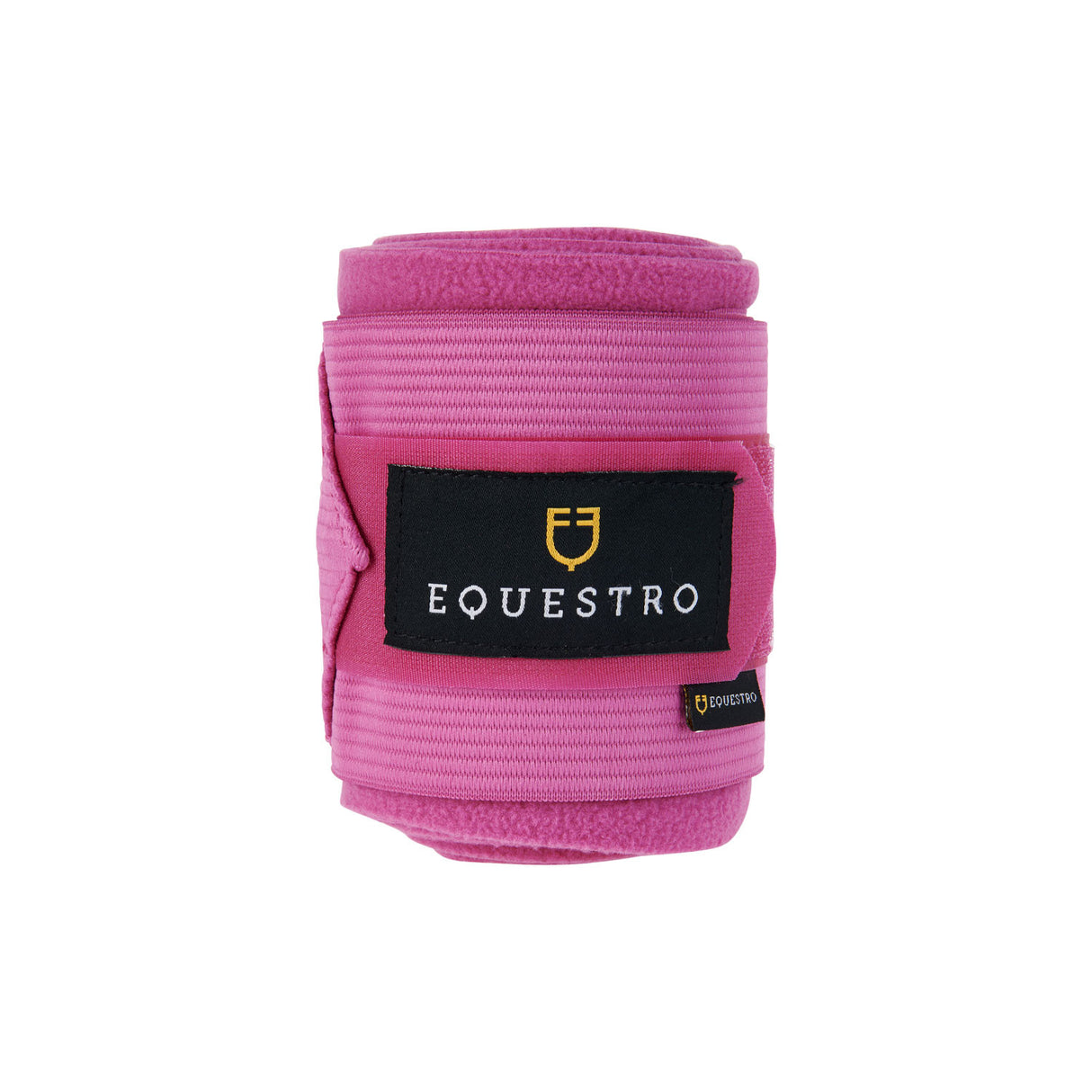 Breathable fleece bandages with elastic