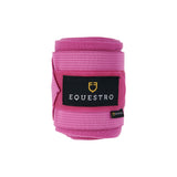 Breathable fleece bandages with elastic