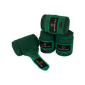 Breathable fleece bandages with elastic