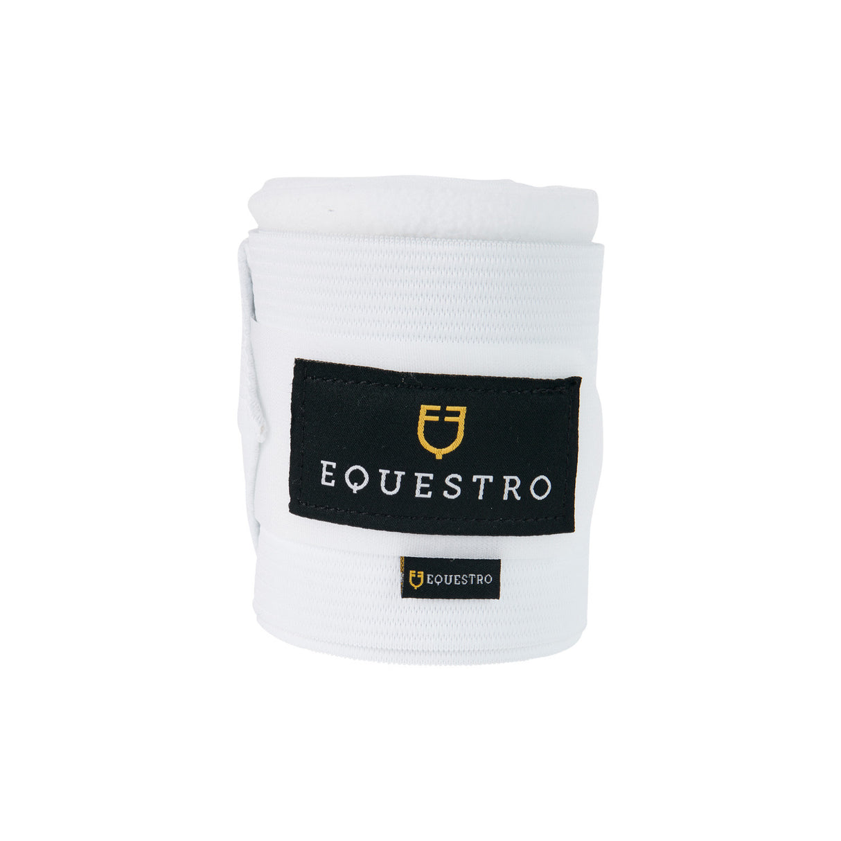 Breathable fleece bandages with elastic