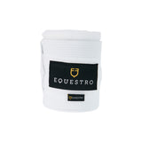 Breathable fleece bandages with elastic