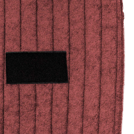 Equestro Terry Cloth Underpads (4Pcs) #colour_burgundy