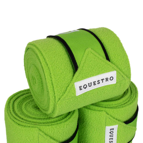Fleece bandages with hook-and-loop fastening