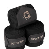 Fleece bandages with rhinestone logo