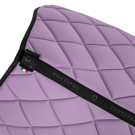 Jumping saddle pad technical fabric with logo