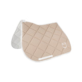 Jumping saddle pad technical fabric with logo
