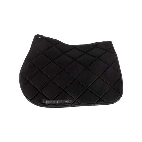 Jumping saddle pad breathable technical fabric