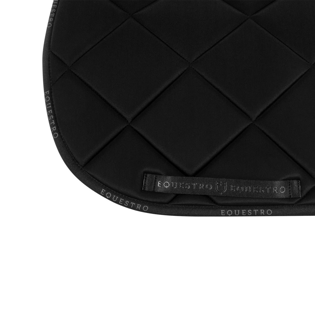 Dressage saddle pad technical fabric with logo