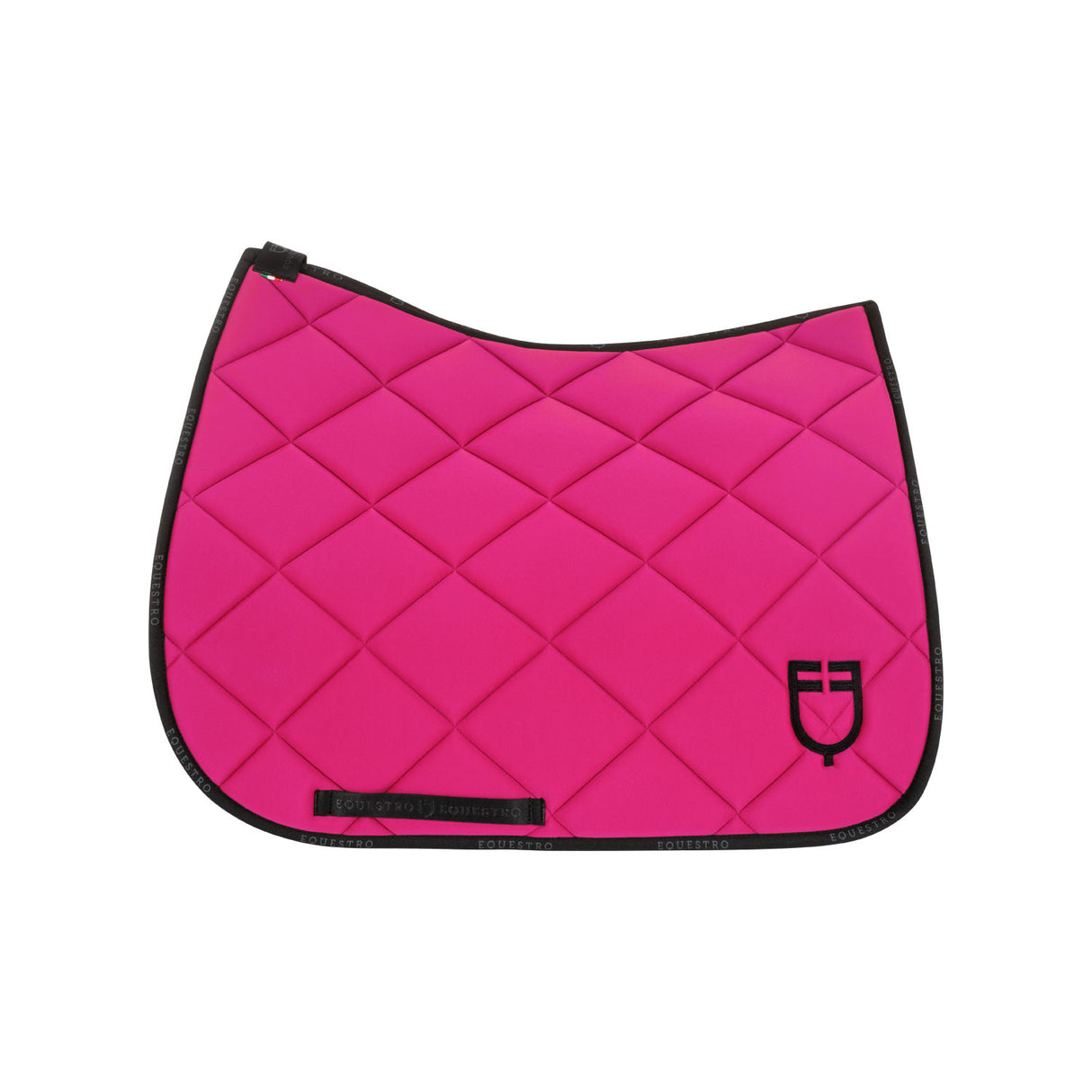 Dressage saddle pad technical fabric with logo