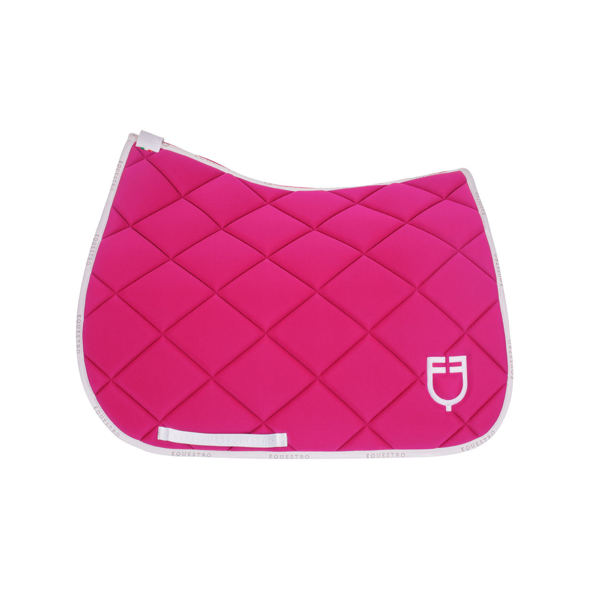 Dressage saddle pad technical fabric with logo