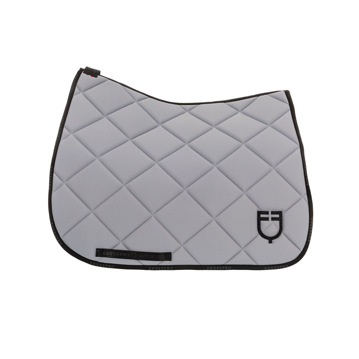 Dressage saddle pad technical fabric with logo