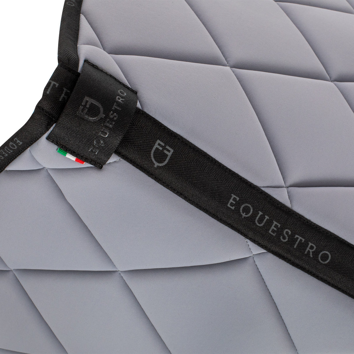 Dressage saddle pad technical fabric with logo