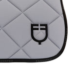 Dressage saddle pad technical fabric with logo