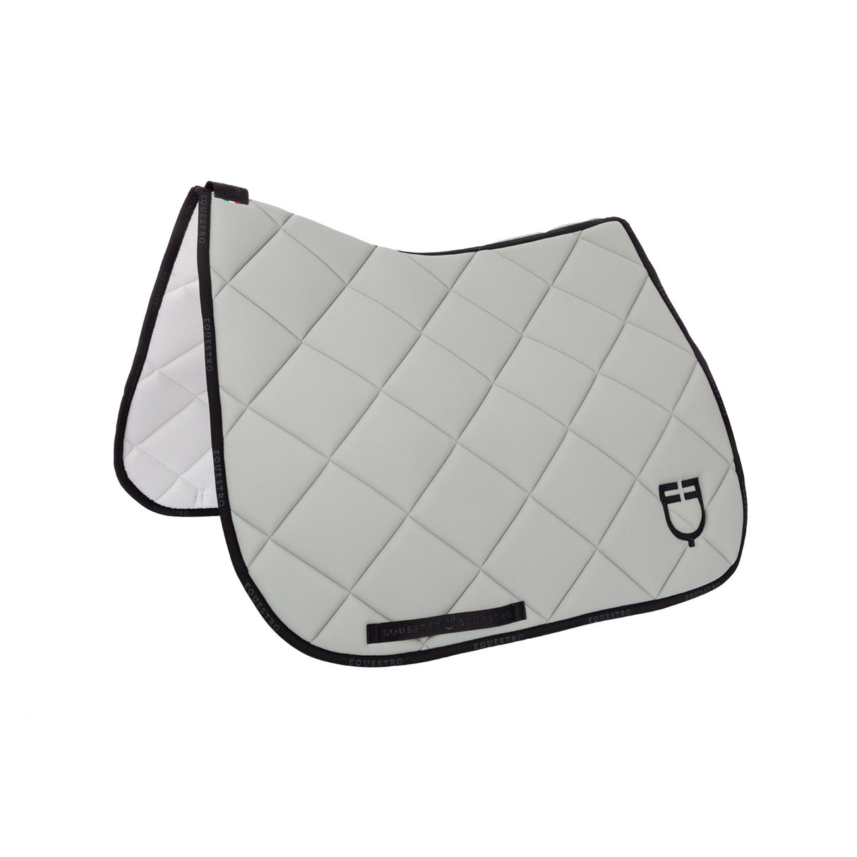 Dressage saddle pad technical fabric with logo